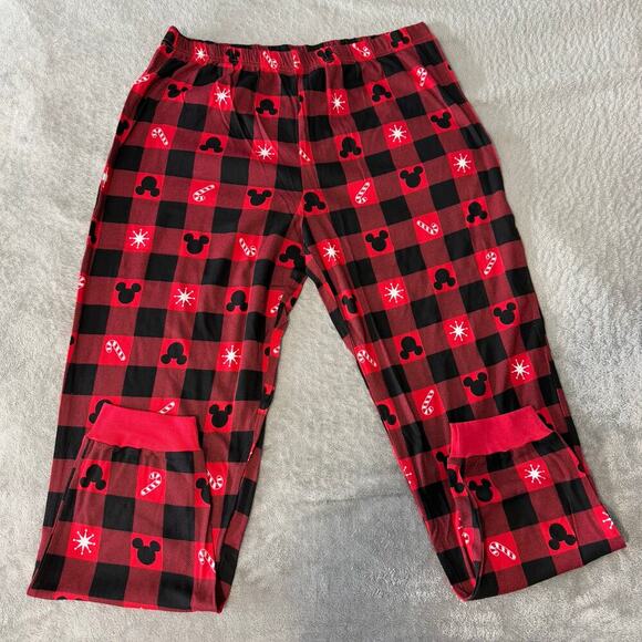Old Navy Disney Mickey Mouse Ears Pijama Set, Red/Black, XL - Picture 6 of 6